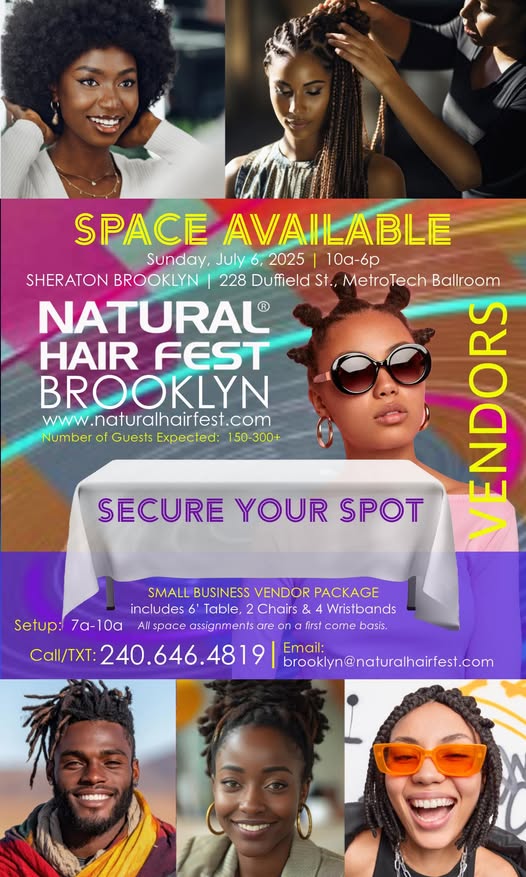 Natural Hair Fest Brooklyn Vendor Opportunity
